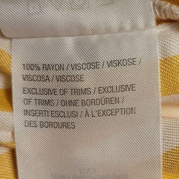 NWOT Denim & Co. Naturals Striped Button-Front Top Sz S - Picture 10 of 12